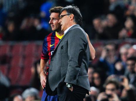 יצליחו יותר בנבחרת? מרטינו ומסי (GETTYIMAGES)