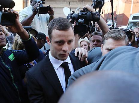 כך הוא נראה בכניסה לבית המשפט (GETTYIMAGES)