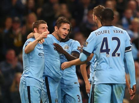 כן תתרגלו. למפארד חוגג במדי סיטי (gettyimages)