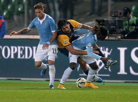 לאציו לא הצליחה להמשיך ברצף, בין היתר בגלל לוקה טוני (gettyimages)