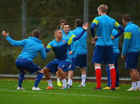 אימון מיוחד בארסנל (getty)