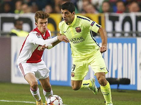 "חלוץ גדול". מסי לא מודאג מסוארס (gettyimages)