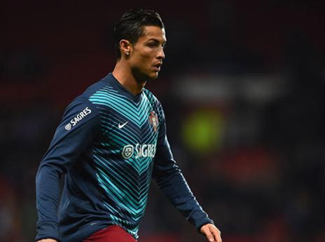 כריסטיאנו, הגיע מרוכז לחימום (gettyimages)