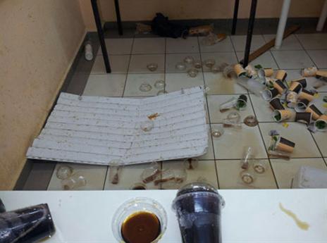 כך נראה הקיוסק הסמוך