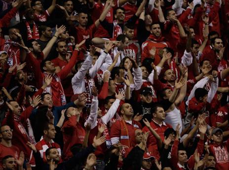 אוהדי ב"ש. "אנחנו נהנים בווסרמיל" (צפריר אביוב)