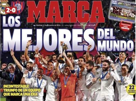 עיתוני מדריד חוגגים, בקטלוניה קצת פחות