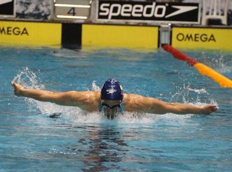 עברי דוהרת (צילום: פטריסיה בן עזרא כרמלי, באדיבות איגוד השחייה)