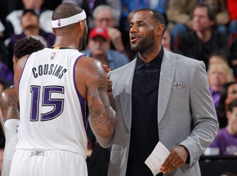 לברון. יחזור מול הסאנס? (getty)