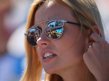 חברתו נראית טוב לא פחות (GETTYIMAGES)