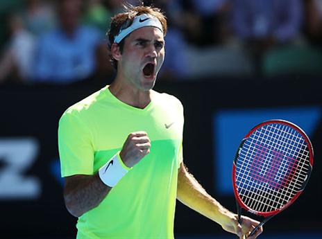 גם הוא נאלץ להזיע קצת. פדרר (GETTYIMAGES)