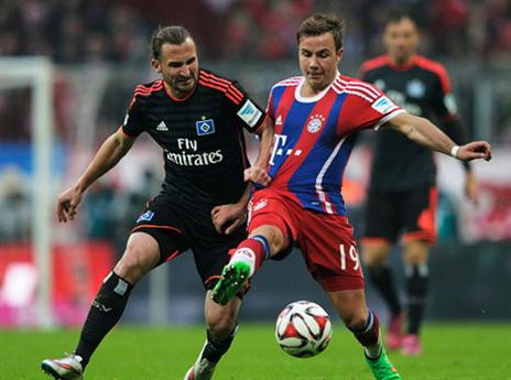 היסטוריה של אלימות חד צדדית. באיירן נגד המבורג (gettyimages)