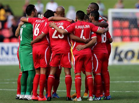 שחקני נבחרת פלסטין בגביע אסיה. מרגישים תקועים (gettyimages)