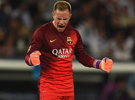 הצלה ענקית לטר שטגן (gettyimages)