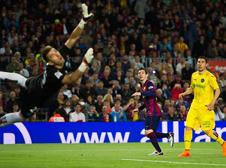 כל גול יותר יפה מקודמו. מסי (gettyimages)