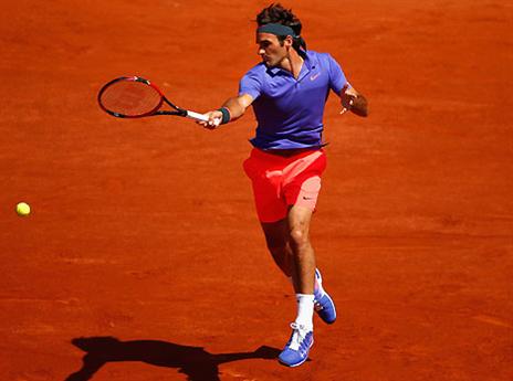 פדרר, פתח ברגל ימין (GETTYIMAGES)