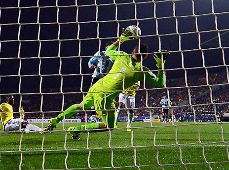 האיש של קולומביה ב-90 הדקות. אוספינה (AFP)