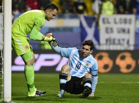 מסי ואוספינה. אחד הודח, שניהם בהרכב (AFP)