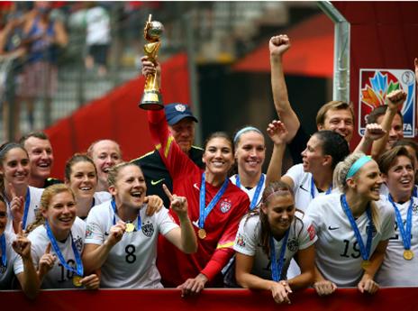 האמריקאיות עם הגביע. ארה"ב בטירוף (gettyimages)