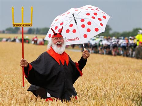 גם זה חלק מהטור דה פראנס (GETTYIMAGES)