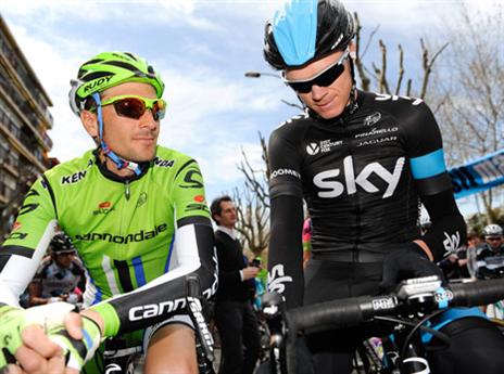 באסו עם מחזיק החולצה הצהובה הנוכחי, כריס פרום (gettyimages)