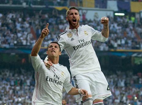 ראמוס וכריסטיאנו, יחגגו בסיום הדרבי? (gettyimages)