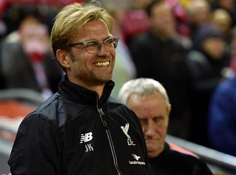 קלופ. חיוך ראשון כמאמן ליברפול (getty)