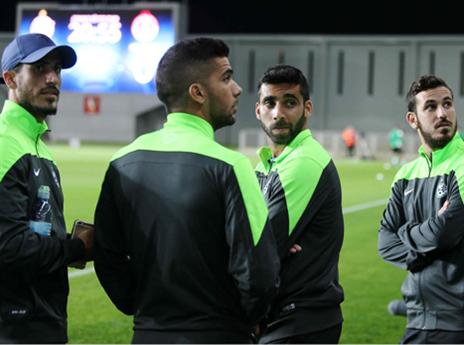 ידין חזר להתאמן (צילום: אלן שיבר)