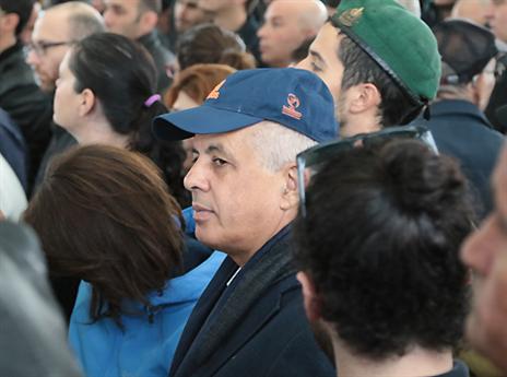 מאות אנשי ספורט הגיעו כדי לחלוק כבוד אחרון