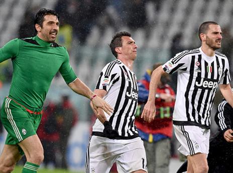 אבל דווקא יובנטוס חגגה בדרך לגמר (getty)