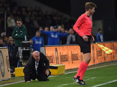 דל בוסקה אחרי המפגש עם הקוון (Getty)