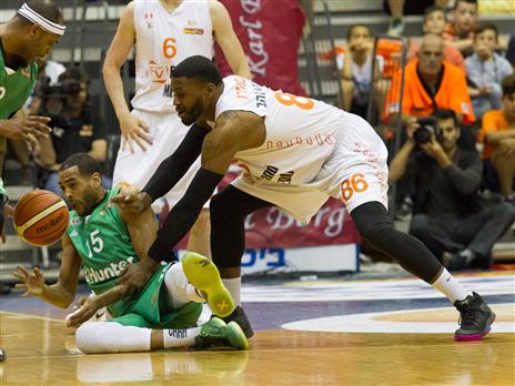 הירוקים סיימו את המשחק עם ידם על העליונה (עודד קרני)