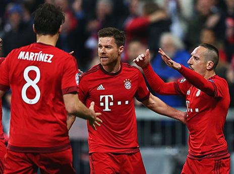 צ'אבי אלונסו חוגג יתרון. לא הספיק (getty)