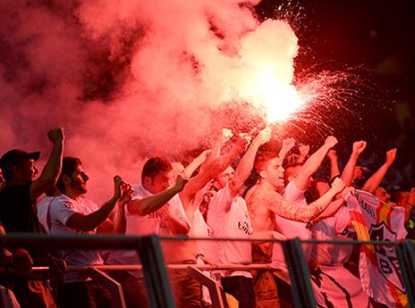 אוהדי ריאל חגגו אל תוך הלילה (Getty)