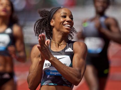 האריסון נוגעת בשיא העולם (GETTY)