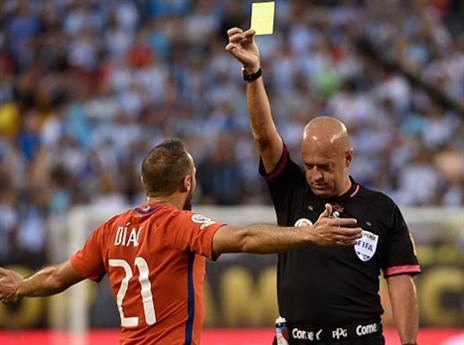 דיאס. הותיר את צ'ילה בעשרה שחקנים (getty)