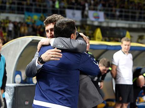 ארבלדזה וטכדזה הראו אהבה (צילום: אודי ציטיאט)