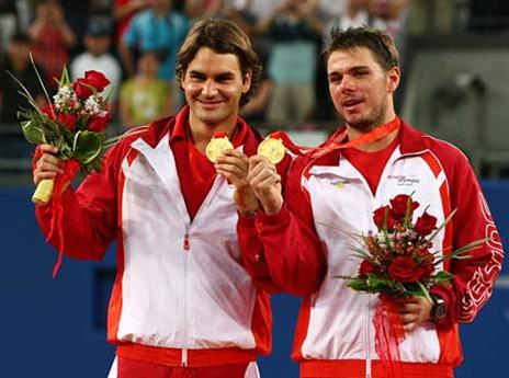 לא ישחקו בריו. פדרר וואוורינקה עם המדליה ב-2008 (Getty)