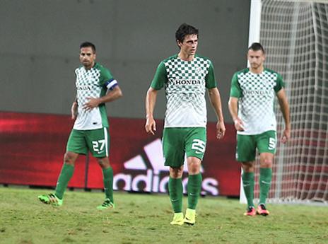 קרסו במחצית השניה מול ב"ש (צילום: אלן שיבר)