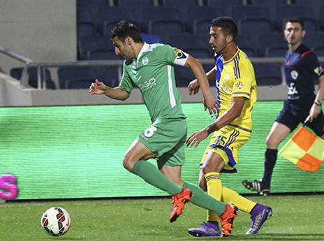 כבר זוכה להזדמנויות במכבי ת"א. פרץ (צילום: אלן שיבר)