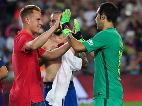 הימור עם חשיבה לטווח הארוך. טר שטגן לצד בראבו (Getty)