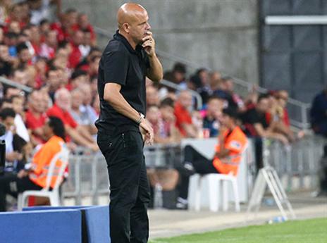 יוסי אבוקסיס. הפסד ראשון העונה (צילום: דני מרון)