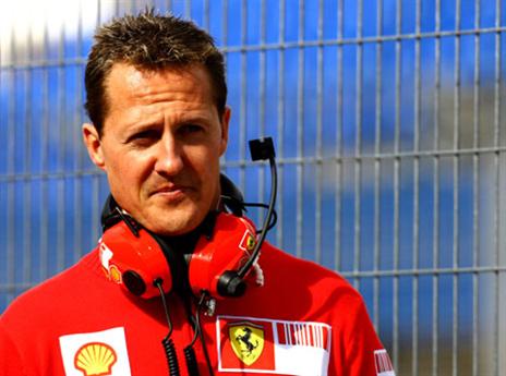 שומאכר בימיו בקבוצת פרארי (GETTY)