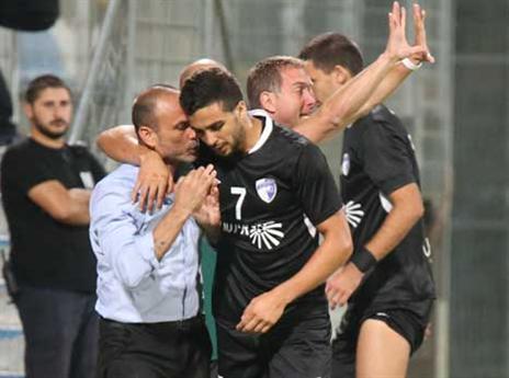 עאבד מאוכזב מהתיקו מול סכנין (צילום: סוכנות ג'יני)