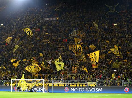 אי אפשר שלא להתפעל מהקהל של דורטמונד (getty)