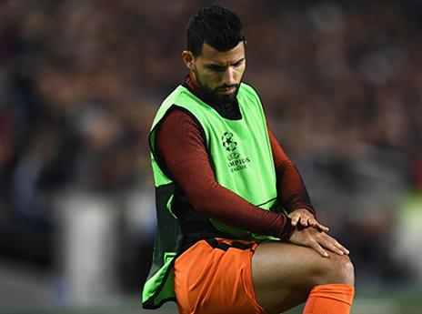 אגוארו. הספסול שלו הוביל לביקורת על גוארדיולה (Getty)