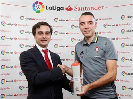 שחקן החודש בספרד. אספאס מקבל את התואר