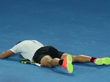 ככה נראה מישהו שעולה לגמר גראנד סלאם (getty)