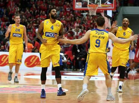 הופעה קבוצתית סידרה גביע שמיני ברצף למכבי ת"א (אלן שיבר)