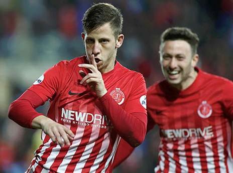 שער של שחקן ששווה מיליון יורו. רייכרט (צילום: אלן שיבר)