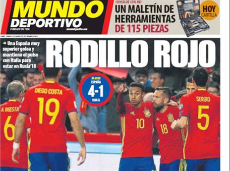 גם באל מונדו דפורטיבו חוגגים על ישראל